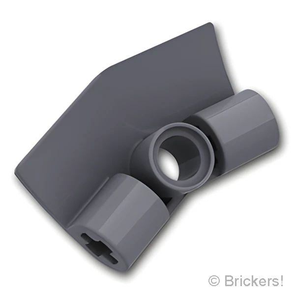 LEGO® パーツ 6426611/6510093 テクニック パネル カーブ #03 - 2 x 3 x 1 アングル 157.5°：[Dark Bluish Gray / ダークグレー] 2457-199 