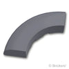 ブロック ラウンド コーナー 5 x 5 x 1 - スタッドなし：[Dark Bluish Gray / ダークグレー]