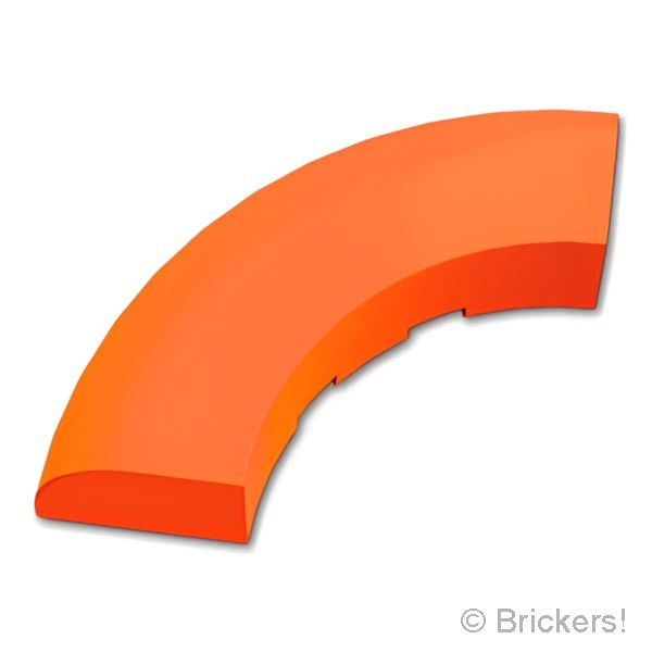 LEGO® パーツ 6524696 ラウンド コーナー ブロック 5 x 5 x 1 - スタッドなし：[Reddish Orange / レディッシュオレンジ ] 24599-402 の商品ページ｜レゴ®パーツ バラ売りのブリッカーズ