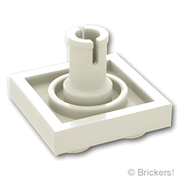 LEGO® パーツ 4170326/4237083/4293876/6313603 プレート 2 x 2 - ボトムピン：[White / ホワイト] 2476-001 