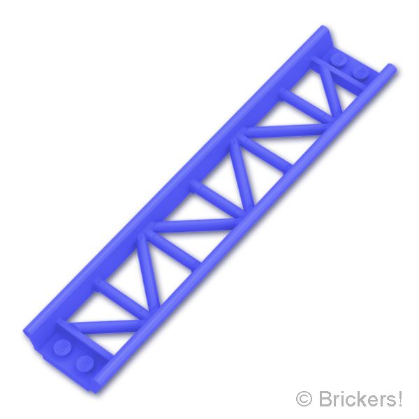 LEGO® パーツ 6608321 トレイン トラック ローラーコースター レール - ストレート 16L：[Blue Violet / ブルーバイオレット] 25059-431 