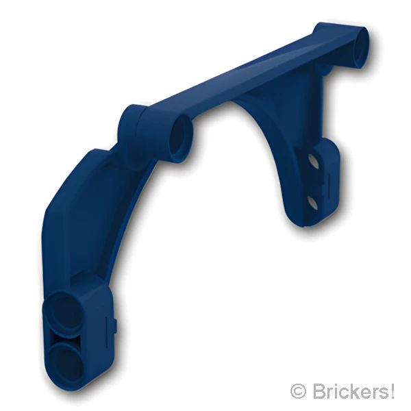 LEGO® パーツ 6437967 テクニック パネル カーマッドガード アーチ #32 - 11 x 2 x 5 ストレートトップ：[Dark Blue / ダークブルー] 2509-140 