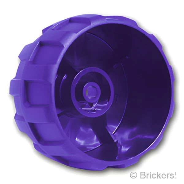 LEGO® パーツ 6164290 ホイール ハード プラスチック 54mm x 30mm - ラージ / ピンホール ：[Dark Purple / ダークパープル] 2515-268 