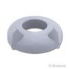 ミニフィグヘッドトップ 耳：[Light Bluish Gray / グレー]