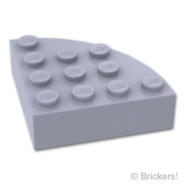 LEGO® パーツ 4211727/4519969/6451128 ブロック ラウンド コーナー 4 x 4 - フルブロック：[Light Bluish Gray / グレー] 2577-194 