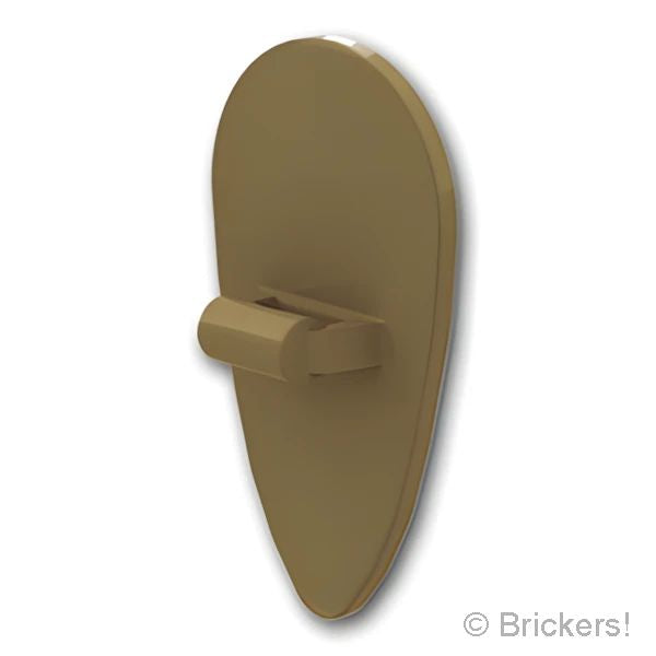 LEGO® パーツ 6322283 盾 - オボイド型：[Dark Tan / ダークタン] 2586-138 