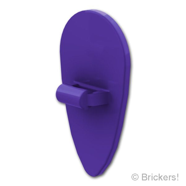 LEGO® パーツ 6578904 盾 - オボイド型：[Dark Purple / ダークパープル] 2586-268 