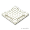ブロック 8 x 8 x 2/3 - 1 x 4 インデント：[White / ホワイト]