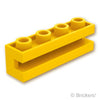 ブロック 1 x 4 - 横溝：[Yellow / イエロー]