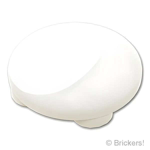 LEGO® パーツ 265401/4278271/6601843 プレート ラウンド 2 x 2 - ラウンドボトム：[White / ホワイト] 2654-001 