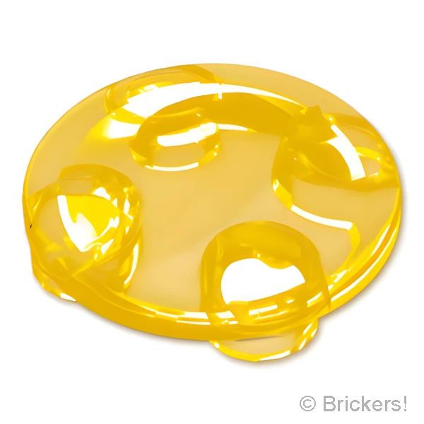 LEGO® パーツ 4199304/4214760/4278415/6171728/6581773 プレート ラウンド 2 x 2 - ラウンドボトム：[Tr,Yellow / トランスイエロー] 2654-044 