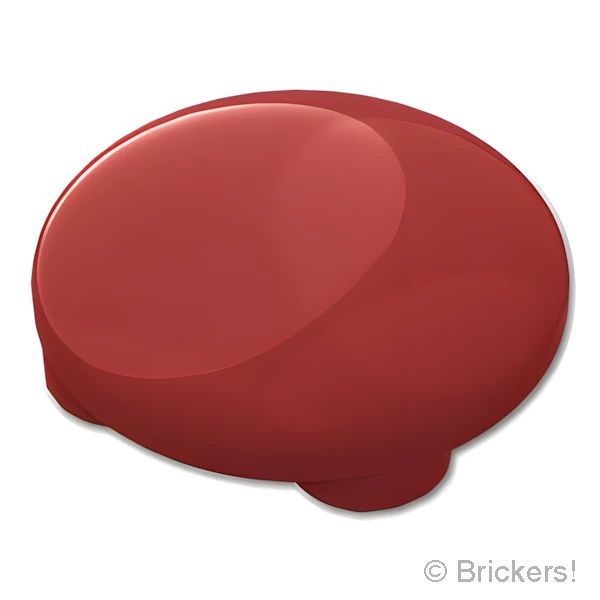 LEGO® パーツ 6192839 プレート ラウンド 2 x 2 - ラウンドボトム：[Dark Red / ダークレッド] 2654-154 