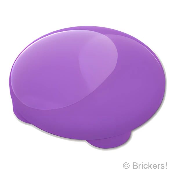 LEGO® パーツ 6133800/6330097/6552575 プレート ラウンド 2 x 2 - ラウンドボトム：[Md,Lavender / ミディアムラベンダー] 2654-324 