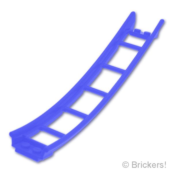 LEGO® パーツ 6608323 トレイン トラック ローラーコースターレール - 6ブロック分の高低差：[Blue Violet / ブルーバイオレット] 26559-431 
