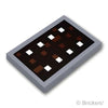 タイル 2 x 3 - マインクラフトのシールド：[Light Bluish Gray / グレー]