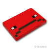 タイル 2 x 3 - ピクセル化されたストライダーの顔：[Red / レッド]