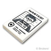 タイル 2 x 3 - WANTED! 囚人番号604-18 指名手配書：[White / ホワイト]