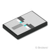 タイル 2 x 3 - 不吉な旗マインクラフ：[Black / ブラック]