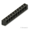 テクニック ブロック 1 x 10 - 9ホール：[Black / ブラック]
