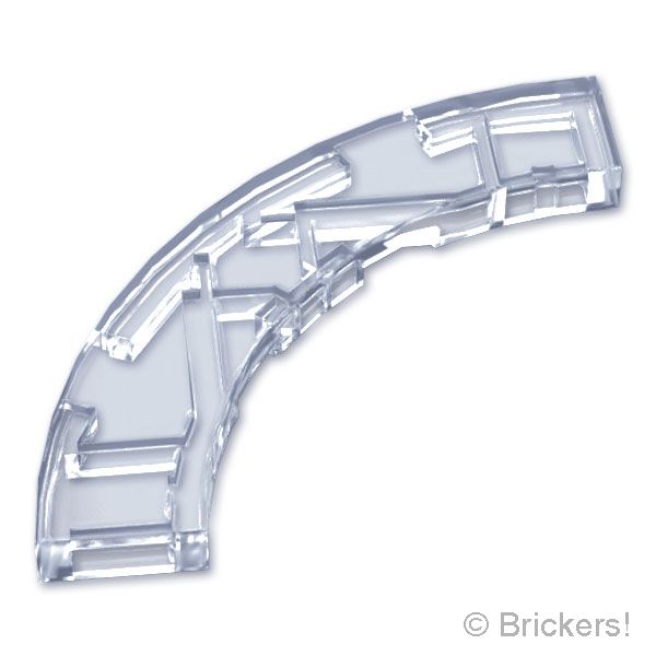 LEGO® パーツ 6544432 タイル ラウンド コーナー 4 x 4 - マカロニ：[Tr,Clear / トランスクリアー] 27507-040 