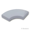 タイル ラウンド コーナー 2 x 2 - マカロニ：[Light Bluish Gray / グレー]