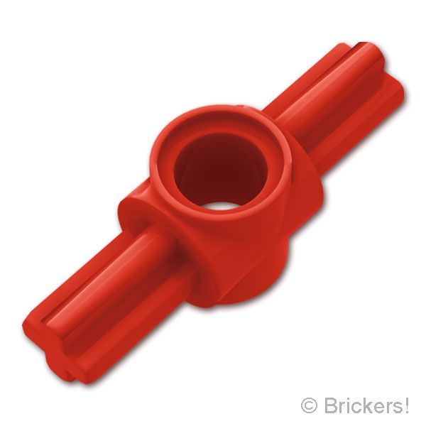 LEGO® パーツ 6555339 テクニック 十字軸 / ピンコネクター ハブ - 2十字軸 180°：[Red / レッド] 27940-021 