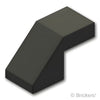 スロープ 45° 2 x 1 - カットアウト：[Black / ブラック]