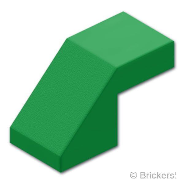LEGO® パーツ 6529283 スロープ 45° 2 x 1 - カットアウト：[Green / グリーン] 28192-028 