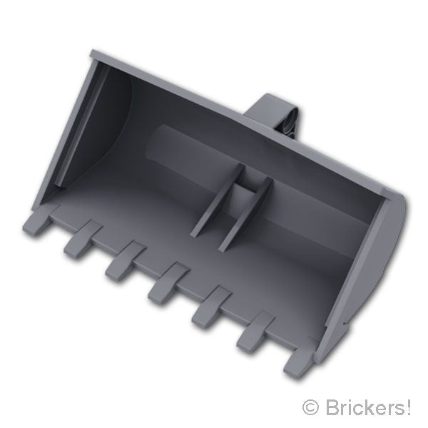 LEGO® パーツ 6187596/6602939 テクニックディガーバケット 7 x 10 - ショベル：[Dark Bluish Gray / ダークグレー] 28216-199 
