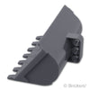 テクニックディガーバケット 7 x 10 - ショベル：[Dark Bluish Gray / ダークグレー]