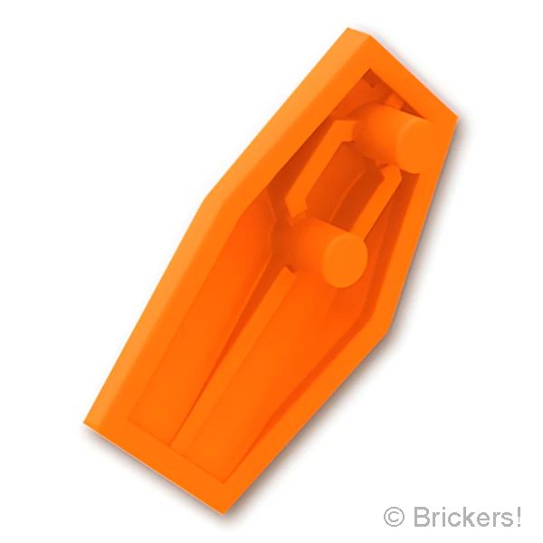 LEGO® パーツ 6328910 ラージフィギュア アーマー - スモールプレート：[Orange / オレンジ] 28220-106 