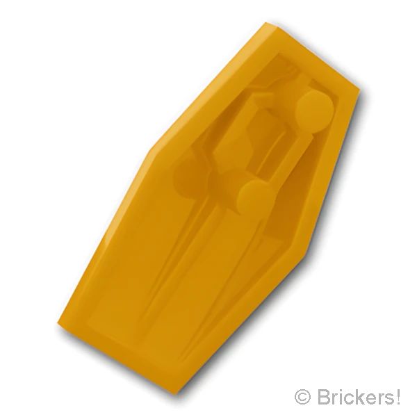LEGO® パーツ 6463373 ラージフィギュア アーマー - スモールプレート：[Pearl Gold / パールゴールド] 28220-297 