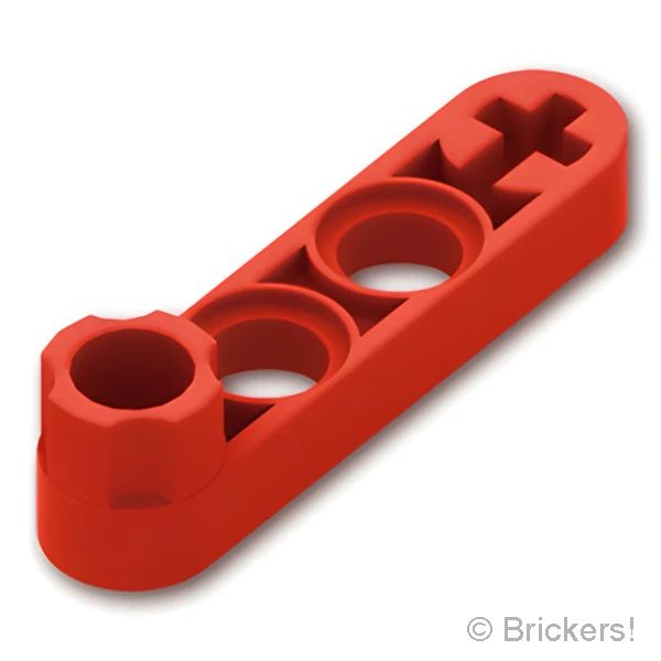 LEGO® パーツ 282521/4107134/4128641/4227649/6392956 テクニック リフトアーム 薄型 1 x 4 - スタッドコネクター：[Red / レッド] 2825-021 