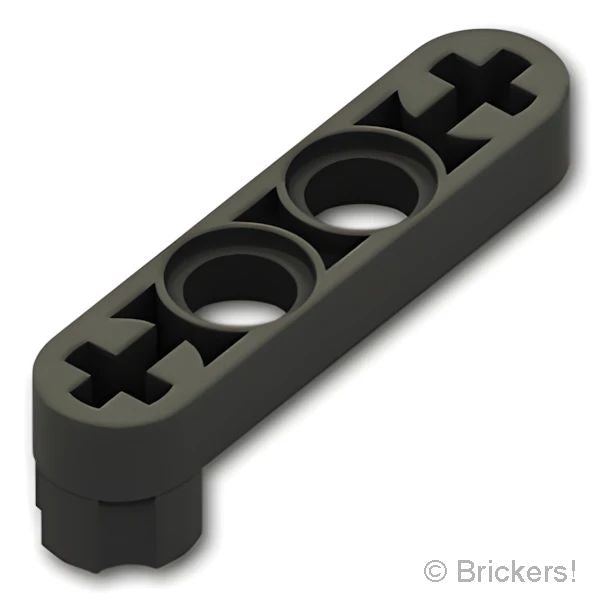 LEGO® パーツ 282526/3200626/4107136/6331570 テクニック リフトアーム 薄型 1 x 4 - スタッドコネクター：[Black / ブラック] 2825-026 