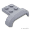 ビークル カー マッドガード 4 x 3 x 1 - カーブアーチ：[Light Bluish Gray / グレー]