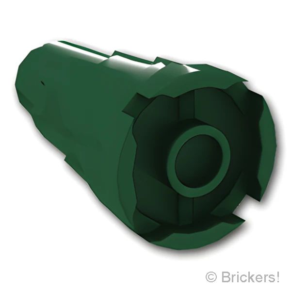 LEGO® パーツ 6461425 コーン 2 x 2 x 3 - ギザギザドリル：[Dark Green / ダークグリーン] 28598-141 