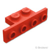 ブラケット 1 x 2 - 1 x 4：[Red / レッド]