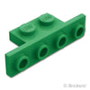ブラケット 1 x 2 - 1 x 4：[Green / グリーン]