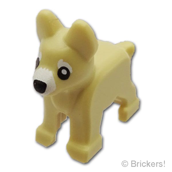 LEGO® パーツ 6530150 ジャーマンシェパード - 仔犬：[Tan / タン] 2889pb03-005 
