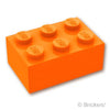 ブロック 2 x 3：[Orange / オレンジ]