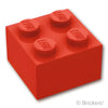 ブロック 2 x 2：[Red / レッド]