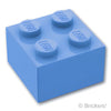 ブロック 2 x 2：[Md,Blue / ミディアムブルー]