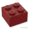 ブロック 2 x 2：[Dark Red / ダークレッド]