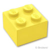 ブロック 2 x 2：[Bt,Lt Yellow / ブライトライトイエロー]