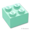 ブロック 2 x 2：[Light Aqua / ライトアクア]