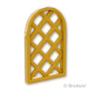 窓格子 ダイアモンド 1 x 2 x 2 2/3 - ラウンドトップ：[Pearl Gold / パールゴールド]