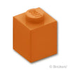 ブロック 1 x 1：[Dark Orange / ダークオレンジ]