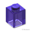 ブロック 1 x 1：[Tr,Purple / トランスパープル]