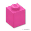 ブロック 1 x 1：[Dark Pink / ダークピンク]