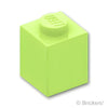 ブロック 1 x 1：[Yellowish Green / イエローイッシュグリーン]
